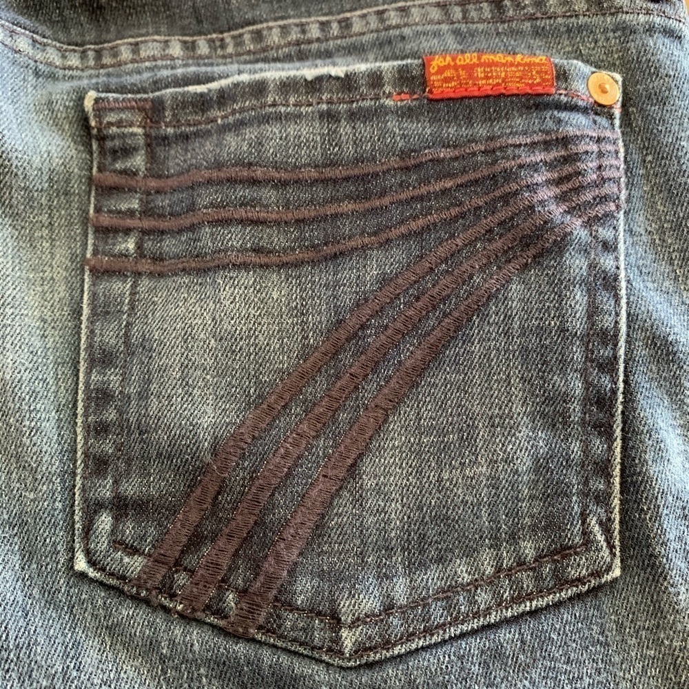 7 For All Mankind Cropped Dojos Size 29 - Picture 8 of 8